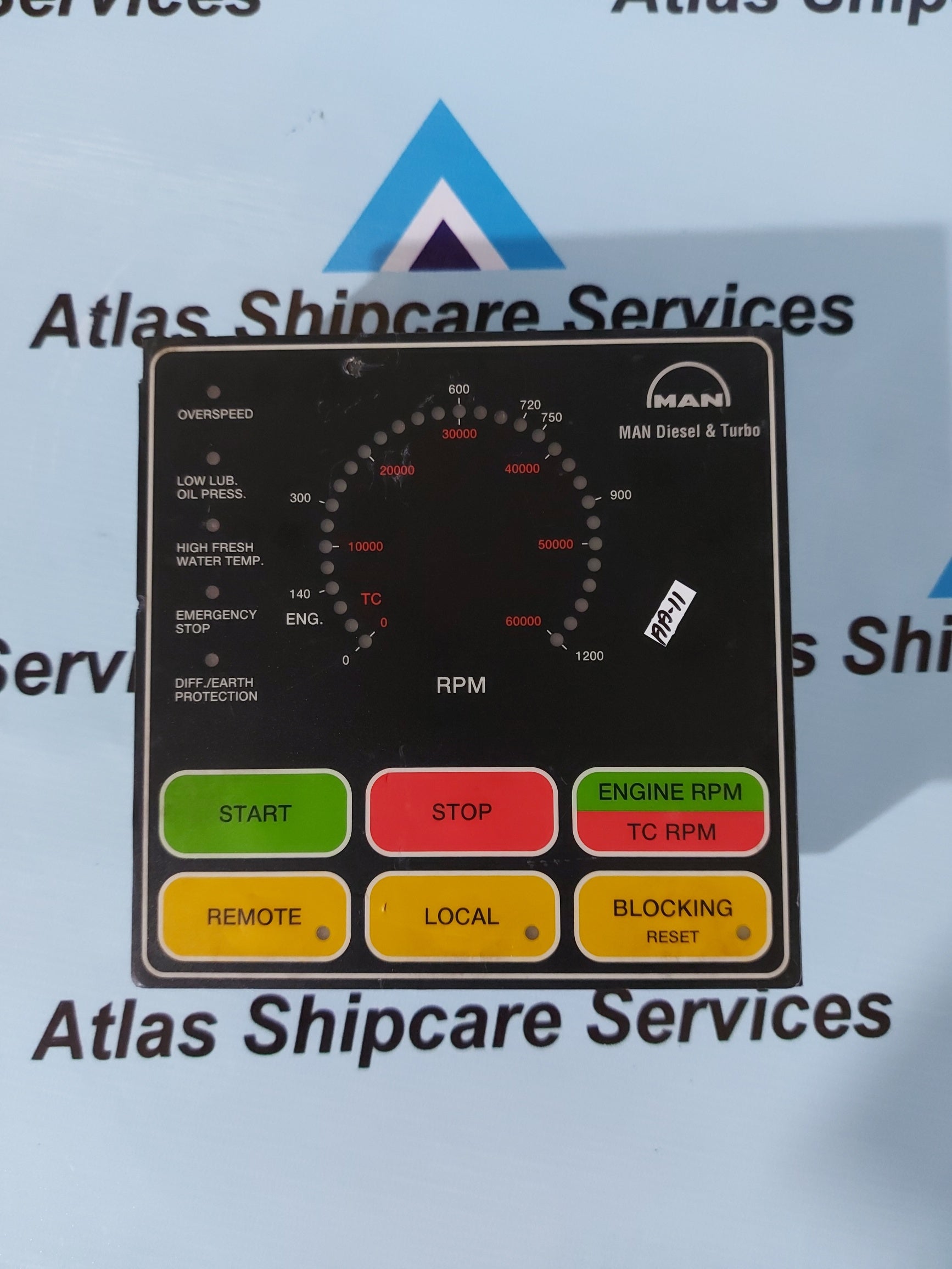 MAN DIESEL & TURBO 3021-210 ENGINE CONTROL PANEL